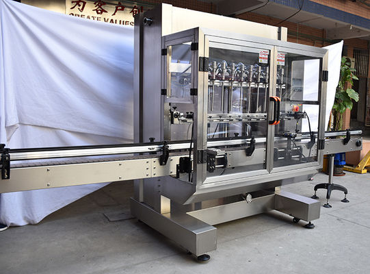 Cosmetic Filler Liquid Filling Machine For Shampoo Cream Honey Piston Paste